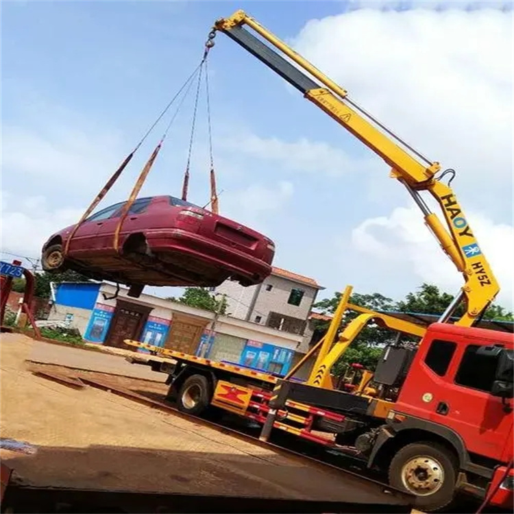 杭州下城吊车吊汽车的正确方法